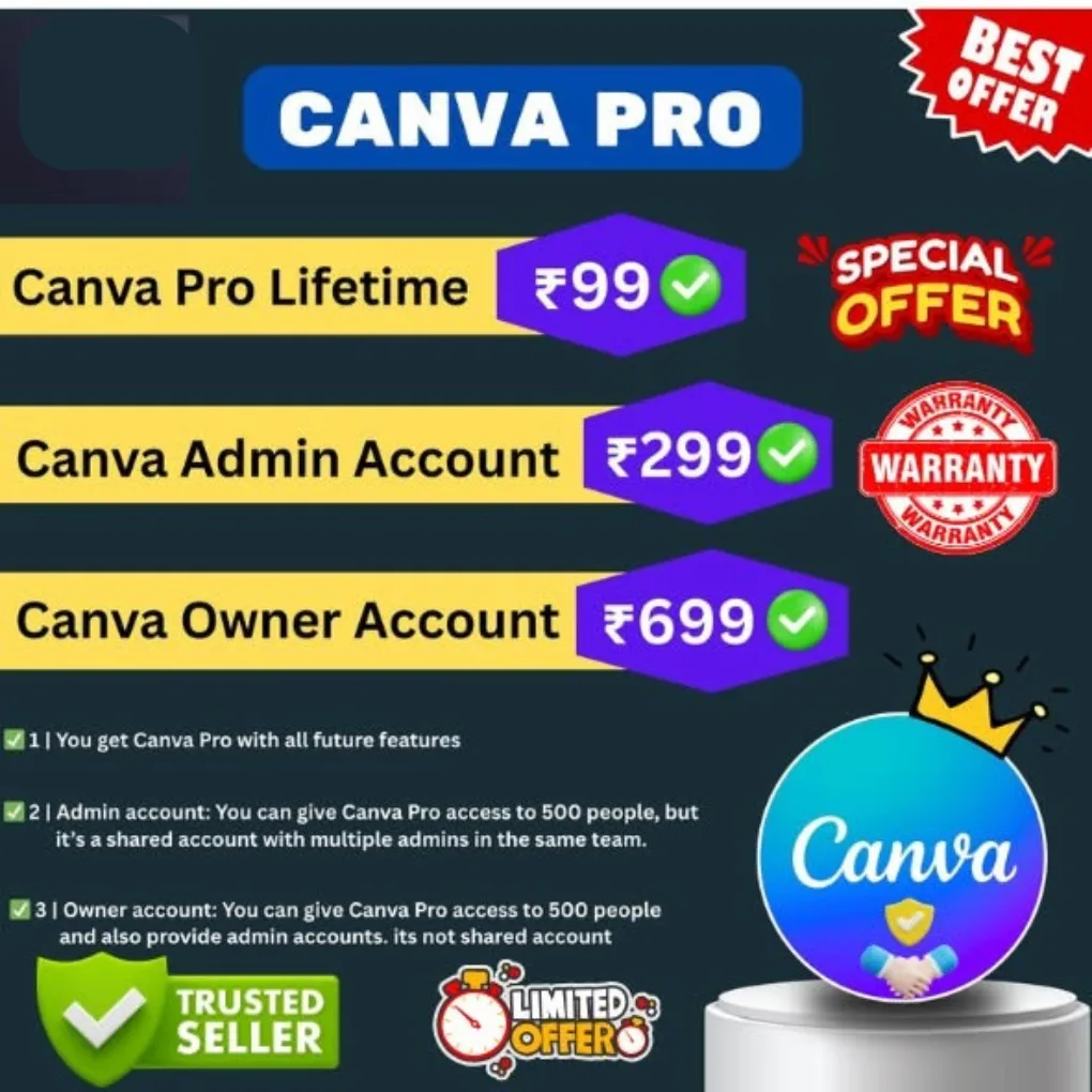 Canva Pro Owner Pannel Lifetime Access - Image 2